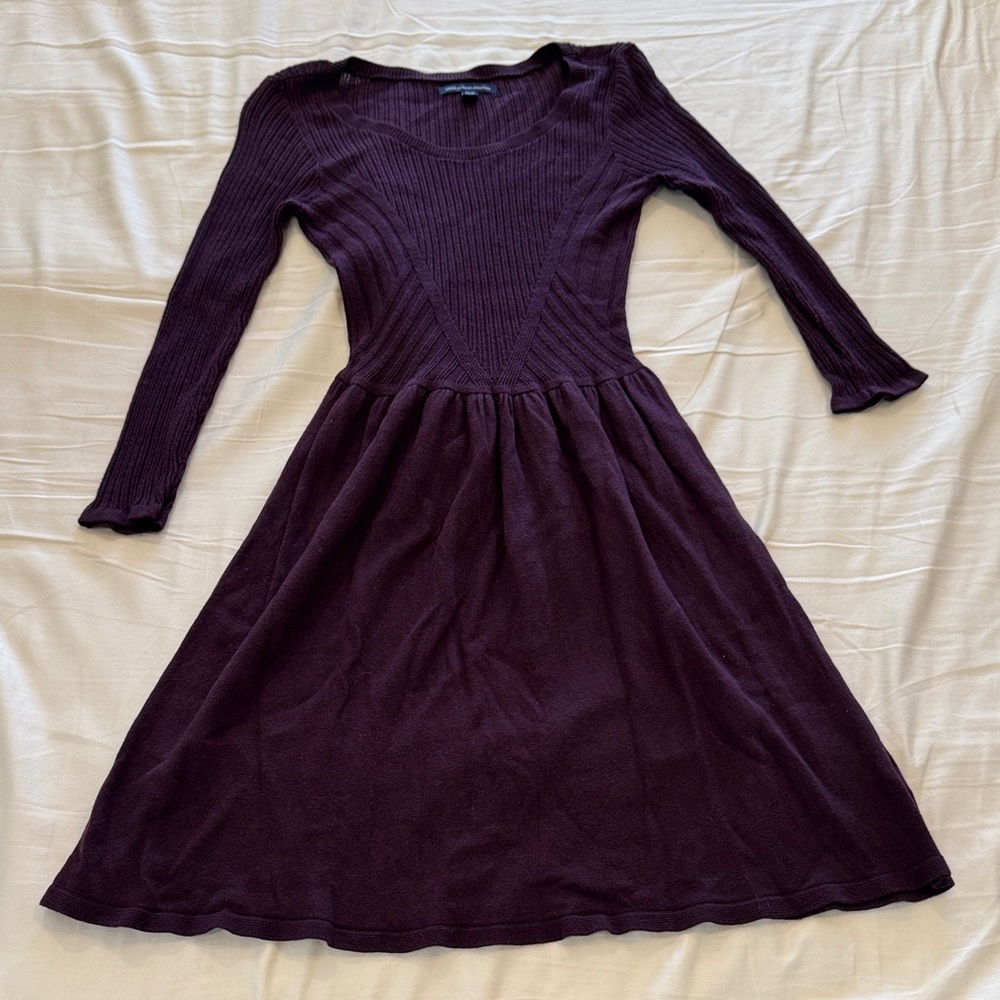 American Rag Plum Long Sleeve Dress